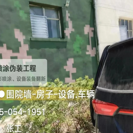 钦州数码迷彩漆施工